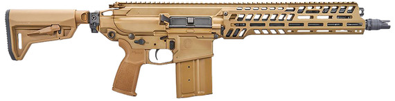 Sig Sauer RSPEAR6813BNGSBR MCX Spear SBR 6.8x51mm 20+1 13 Blk  Threaded BBL, Coyote Anodized Pic Rail Alloy  Receiver, M-LOK Handguard, Magpul Push Button Fold SL-M Coyote Synthetic Stock, AR Compatible Reduced Angle Grip, Ambidex, Rifle