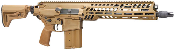 Sig Sauer RSPEAR6813BNGSBR MCX Spear SBR 6.8x51mm 20+1 13 Blk  Threaded BBL, Coyote Anodized Pic Rail Alloy  Receiver, M-LOK Handguard, Magpul Push Button Fold SL-M Coyote Synthetic Stock, AR Compatible Reduced Angle Grip, Ambidex, Rifle