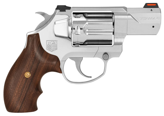 Diamondback DB075AS701 SDR Exclusive Grip 357 Mag/38 Special +P 6 Shot Polished Stainless Steel Barrel, Stainless Steel Frame & Cylinder, Hogue Wood Grip, Revolver