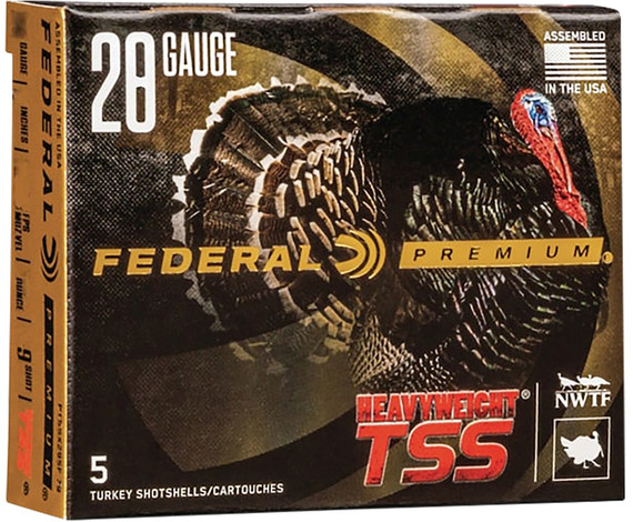 Federal PTSSX285F9 Premium TSS 28Gauge 3 1 5/8oz 9Shot 5 Per Box/10 Case, Shotshell Non-tox Loads