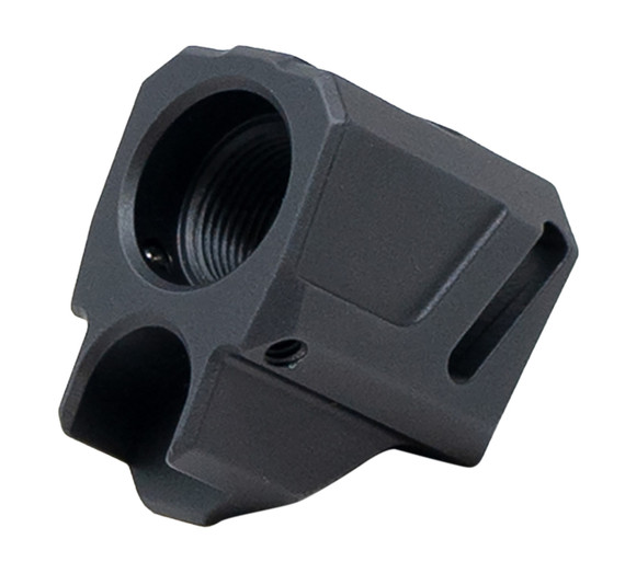 Faxon FFPACOMPSSMP01 EXOS-524 Compensator for M&P Shield/Shield Plus Anodized Aluminum 1/2x28 Threads 1.10 OAL 9mm