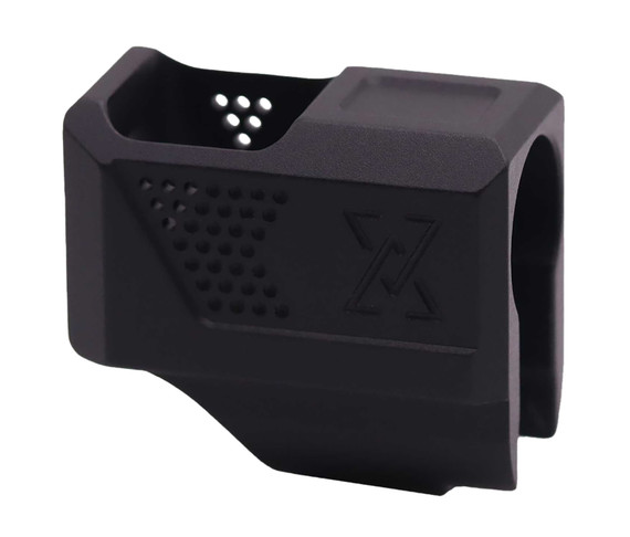 True Precision Inc TPSH9CMPBL True-Lock Ultimate Compensator Black Type 3 Hard Anodize 7075 T6 Aluminum Compatible w/ S&W M&P Shield