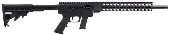 Blue Line Solutions JRC45G3-TB/BL JRC Gen 3 45 ACP 13+1 17" Black Parkerized Threaded BBL, Black Pic Rail, Alum Rcvr M-LOK Forend, Adj Telescopic Black Synthetic Stock, Black Polymer Grip, Ambidextrous,Rifle