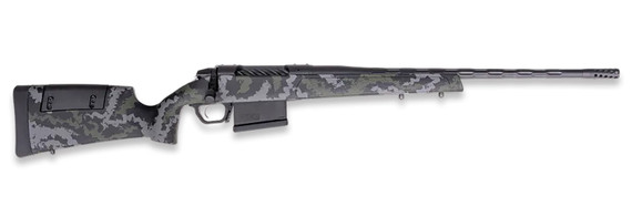 Weatherby 3WRX27MMRR6B 307 Range XP 2.0 7mm Rem 5+1 26" Graphite Black Cerakote Fluted Threaded BBL & Drilled & Tapped Rcvr, Black w/Gray & Green Sponge Accents Adj Cheek Piece & LOP Synthetic Stock, 2" Muzzle Brake,Rifle