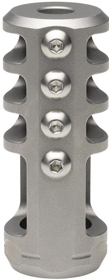 Browning 001293098 Xeno Recoil Hawg Stainless Matte Stainless 1/2"x28 Threads 2.20" OAL,Brakes & Compensators