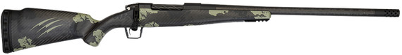 Fierce ROG7MMBC20BT Carbon Rogue Full Size 7mm BC 3+1 20 Carbon Fiber Threaded Barrel, Black Cerakote Steel Drilled & Tapped Receiver, Pic Rail Forend, Trophy Camo Fixed Carbon Fiber Stock, Right Hand, Rifle