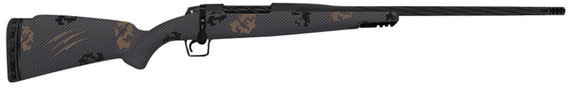 Fierce TWROG300PRC22BT Twisted Rogue Full Size 300 PRC 3+1 22" Black Cerakote Fluted Threaded BBL, Black Cerakote Stainless Drilled & Tapped Rcvr, Arca Rail Forend, Trophy Camo Fixed Carbon Fiber Stock, Right Hand,Rifle