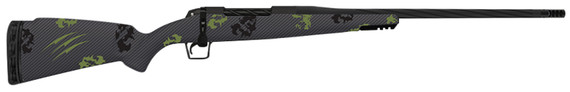 Fierce TWROG7MMBC20BF Twisted Rogue Full Size 7mm BC 3+1 20" Black Cerakote Fluted Threaded BBL, Black Cerakote Stainless Drilled & Tapped Rcvr, Arca Rail Forend, Forest Camo Fixed Carbon Fiber Stock, Right Hand,Rifle