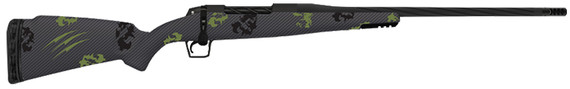 Fierce TWROG7PRC24BF Twisted Rogue Full Size 7mm PRC 3+1 24" Black Cerakote Fluted Threaded BBL, Black Cerakote SS Drilled & Tapped Rcvr, Arca Rail Forend, Forest Camo Fixed Carbon Fiber Stock, Right Hand,Rifle