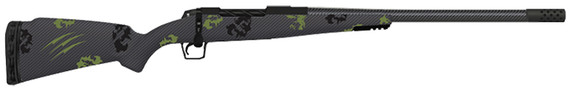 Fierce TWTROG308WIN20BF Twisted TI Rogue Full Size 308 Win 3+1 20" Black Cerakote Fluted Threaded BBL, Black Cerakote Titanium Drilled & Tapped Rcvr, Arca Rail Forend, Forest Camo Fixed Carbon Fiber Stock, Right Hand,Rifle