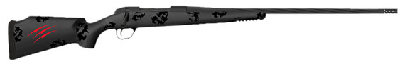 Fierce FRG7MMBC20BBO Twisted Rage Full Size 7mm BC 4+1 20" Black Cerakote Fluted Threaded BBL, Black Cerakote Drilled & Tapped Steel Rcvr, C3 Carbon Rage w/Pic Rail Blackout Camo Carbon Fiber Stock,Rifle