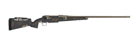 Fierce FRXP7MMBC20BRS Twisted Rival XP Full Size 7mm BC 3+1 20" Smoked Bronze Cerakote Fluted Threaded BBL & Stainless Drilled & Tapped Rcvr, Pic Rail Forend, Sonora Ambush Camo Adj Comb Carbon Fiber Stock, Right Hand,Rifle