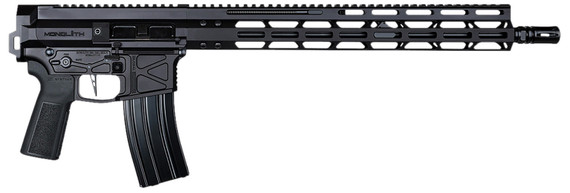 Global Ordnance 197892003223 Monolith 15A 5.56x45mm NATO 30+1 16.10" Black Steel BBL, Black Anod Pic Rail Alum Rcvr, M-LOK Handguard, Side Folding w/Adj Cheekrest Black Polymer Stock, B5 P-Grip 23, A2 Flash Hider,Tactical Rifles