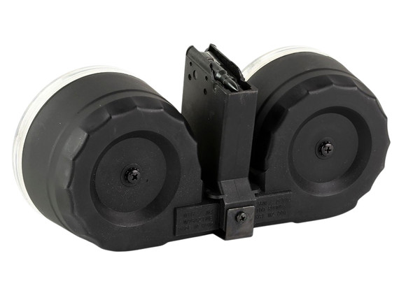 Kci Usa Inc KCIMZ067 AK 100rd Drum 223 Rem/5.56 NATO Fits AK Platform Black,Magazine