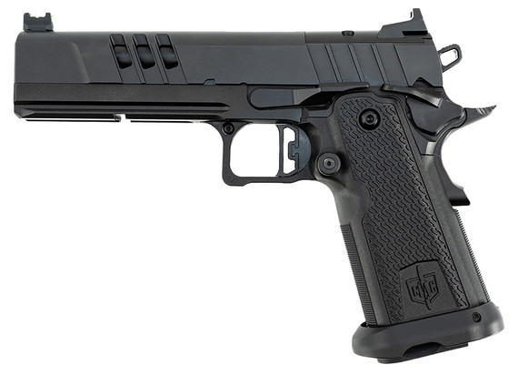 MAC 12500011 9 DS-D 9mm Luger 17+1 5" Black QPQ Bull BBL, QPQ Tenifer Cerakote Optic Cut/Serr Steel Slide, QPQ Tenifer Cerakote Steel Frame w/Accessory Rail & Beavertail,Pistol