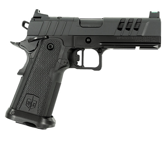 MAC 12500014 9 DS 9mm Luger 17+1 4.25" Black QPQ Bull BBL, QPQ Tenifer Cerakote Optic Cut/Serr Steel Slide, QPQ Tenifer Cerakote Steel Frame w/Accessory Rail & Beavertail, RMR Footprint,Pistol