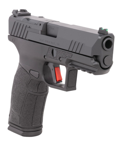 Tisas 10100570 PX-9 Duty *CA Compliant 9mm Luger 10+1 4.10" Black QPQ Steel BBL, QPQ Tenifer Cerakote Optic Cut/Serr Steel Slide, QPQ Tenifer Cerakote Polymer Frame w/Pic Rail,Pistol