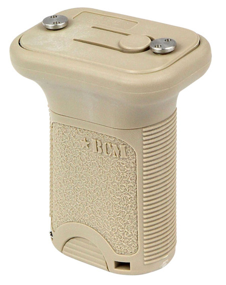 BCM VGSKMOD3FD BCMGunfighter Vertical Grip Mod 3 Made of Polymer With FDE Finish for KeyMod Rail
