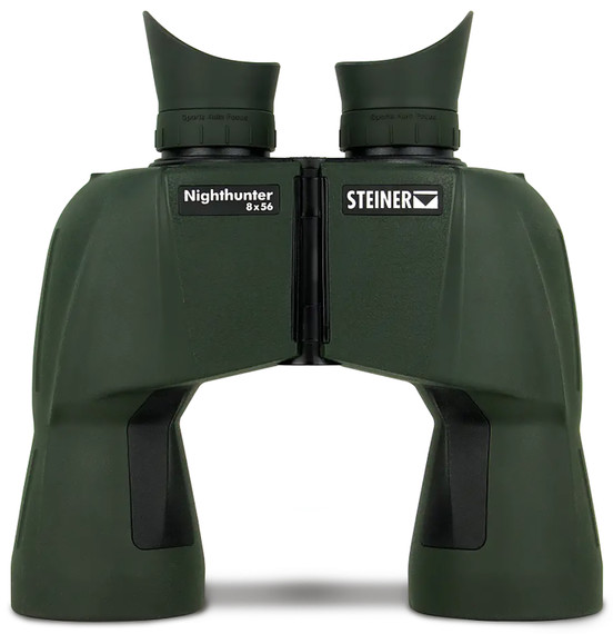 Steiner 2070 Nighthunter 8x56mm BaK-4 Porro Prism, Auto Focus, Matte Green Makrolon w/Rubber Armor,Binoculars