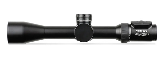 Steiner 3103 ePredator 8 Black 3-24x50mm, 34mm Tube Illuminated 4A-I Reticle,Rifle Scope