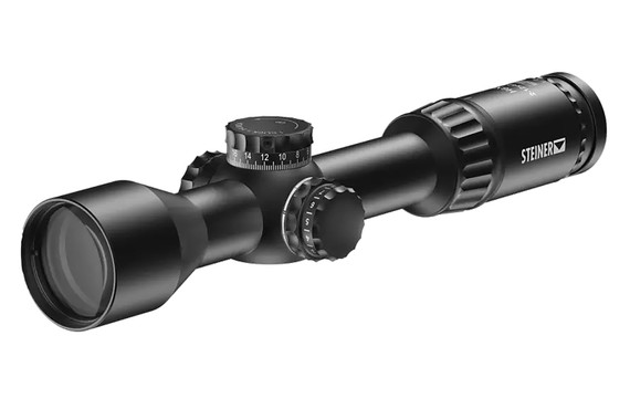 Steiner 8680 HX6 Black 2-12x42mm, 30mm Tube Illuminated MHR (RFP) Reticle,Rifle Scope