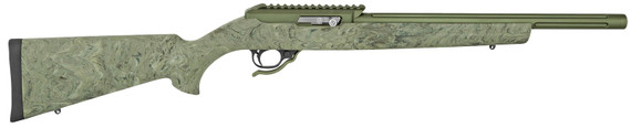 Tactical Solutions ATE2MODBHGGRN X-Ring VR Gen2 22 LR Matte OD Green BBL & Rcvr, Hogue OverMolded Ghillie Green Synthetic Stock,Rimfire Rifles