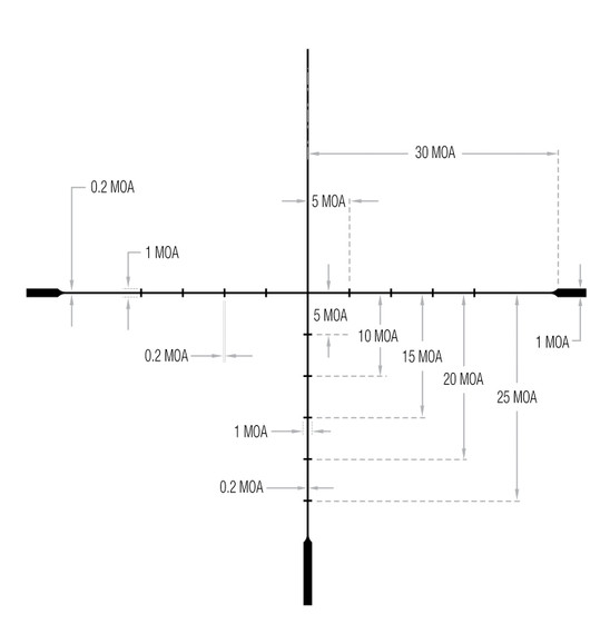 Trijicon 2800004 Ascent Matte Black 4-16x50mm 30mm Tube BDC Target Holds Reticle,Rifle Scope