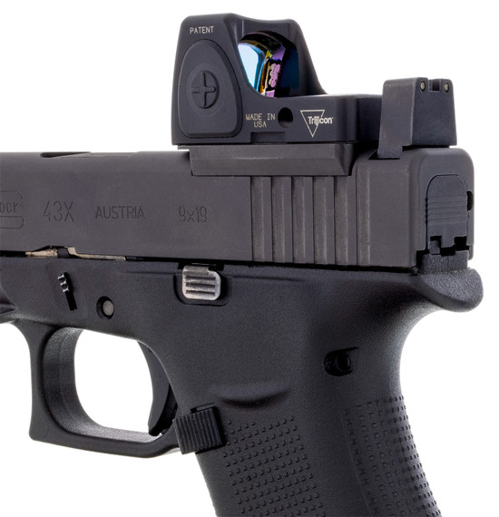 Trijicon AC32126 RMRcc Mount Plate Black 7075 Alum Fits Glock 43x/48,Bases