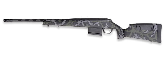 Weatherby 3WRX27MMBR2B 307 Range XP 2.0 7mm BC 5+1 22" Graphite Black Cerakote Fluted Threaded BBL & Drilled & Tapped Rcvr, Black w/Gray & Green Sponge Accents Adj Cheek Piece & LOP Synthetic Stock, 2" Muzzle Brake,Rifle