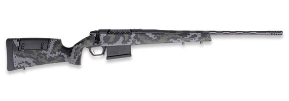 Weatherby 3WRX27MMBR2B 307 Range XP 2.0 7mm BC 5+1 22" Graphite Black Cerakote Fluted Threaded BBL & Drilled & Tapped Rcvr, Black w/Gray & Green Sponge Accents Adj Cheek Piece & LOP Synthetic Stock, 2" Muzzle Brake,Rifle