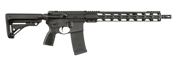 ZRO Delta 223WYZU0007 ZULU2 223 Wylde 30+1 16" Black Nitride BBL, Black Cerakote Alum Rcvr w/Pic Rail, M-LOK Handguard, Adj Thril Black Polymer Stock, Black A2 Grip,Tactical Rifles