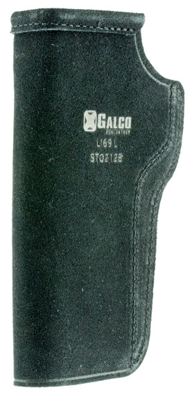 Galco STO212B Stow-N-Go IWB Black Leather Belt Clip Fits 1911 5 in Barrel Right Hand, Holster