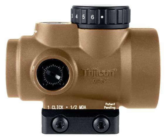 Trijicon 2200326 MRO SD Coyote Tan 1x25mm 2 MOA Red Dot Reticle Low Mount,Red Dot Sights