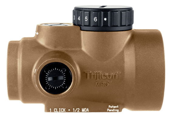 Trijicon 2200346 MRO SD Coyote Tan 1x25mm 2 MOA Green Dot Reticle,Red Dot Sights
