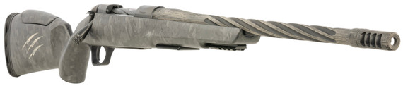 Fierce FRGLR7PRC22DTMX Twisted Rage LR 7mm PRC 3+1 22" Distressed Tan Match Grade/Spiral Threaded BBL, Steel Drilled & Tapped Rcvr, Pic Rail Forend, Carbon Matrix Push Button Adj Comb Carbon Fiber Stock,Rifle