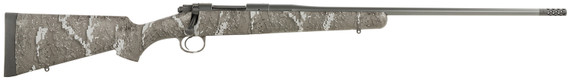 Kimber Mfg, Inc 3700820 Hunter Pro Desolve 308 Win 3+1 22" Satin Match Grade BBL, Satin Stainless Rcvr, Desolve Blak Fixed Polymer Stock, Bipod,Rifle