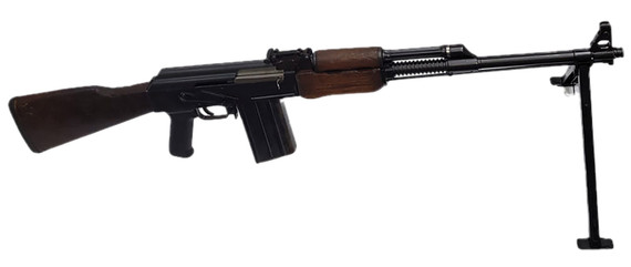 Riley Defense Inc RAK308RPK RPK 308 Win 20+1 22" Blued Threaded BBL, Blued Rcvr, Fixed Wood Stock, Black Polymer Grip, Bayonet Lug, Bipod,Rifle