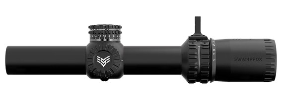 Swampfox Optics ARH18241B Arrowhead Black 1-8x24mm 30mm Tube Guerrilla Dot BDC Reticle,Rifle Scope