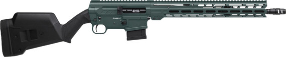 CMMG 55A520BCG Dissent BR4 5.56x45mm 10+1 16.10 Black Nitride Threaded Barrel, Charcoal Green Cerakote Aluminum Receiver w/Pic Rail, M-LOK Handguard, Magpul Fixed Black Poly Stock, Rifle