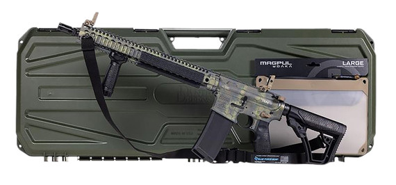 Daniel Defense DLRLIMSER-002 DDM4 V9 5.56 NATO 32+1 16" Crocodile Rattlecan Threaded BBL, Crocodile Rattlecan Pic Rail Alum Rcvr, DD Buttstock Black Polymer Stock, Black Polymer Grip,Tactical Rifles
