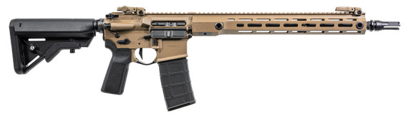 Watchtower Firearms RDRX556-16-FDE Raider Special Duty 5.56 NATO 30+1 16" Black Nitride BBL, FDE Cerakote Alum Rcvr w/Pic Rail, Black Polymer Adj Stock, B5 Grip, Ambidextrous,Tactical Rifles