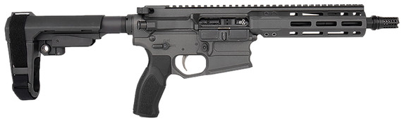 Cobalt Kinetics CKPROLITE30075CHARCOAL Pro Lite 300 Blackout 30+1 7.50" Black Melonite BBL, Charcoal Alum Rcvr w/Pic Rail, Black Polymer SB Tactical SBA3 Brace, Black Polymer Grip,Tactical Pistols