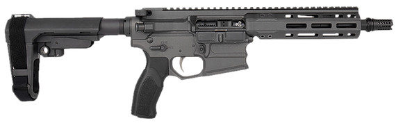 Cobalt Kinetics CKPROLITE55675CKG Pro Lite 5.56 NATO 30+1 7.50" Black Melonite BBL, M-LOK Handguard, CK Green Alum Rcvr w/Pic Rail, Black Polymer SB Tactical SBA3 Brace, Black Polymer Grip,Tactical Pistols