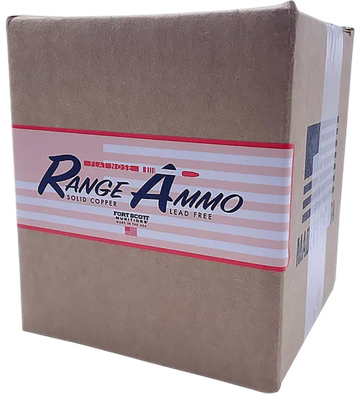 Fort Scott Munitions 556-055-SCVFNRA Range Ammo 5.56NATO 80gr Solid Copper Flat Nose 500rds,Centerfire Rifle Rounds