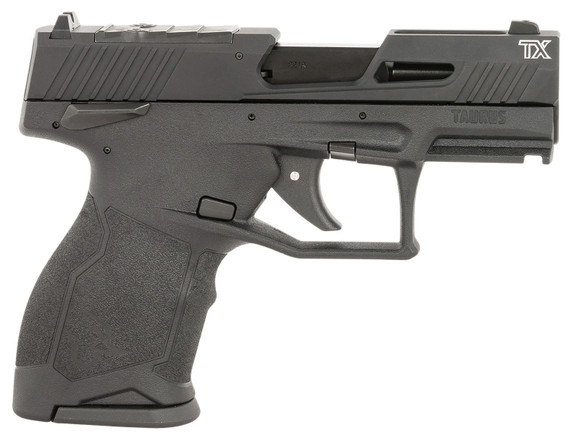 Taurus 1-TX22131-5X13 TX22 Compact Frame 22 LR 13+1 3.60" Black Threaded BBL, Black Serr Slide, Black Polymer Frame w/Pic Rail, 5 Mags,Rimfire Pistols
