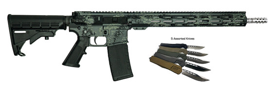 GLFA GL15 LGRY-RIFLE BUNDLE 223 RIFLE LICHEN-GRY