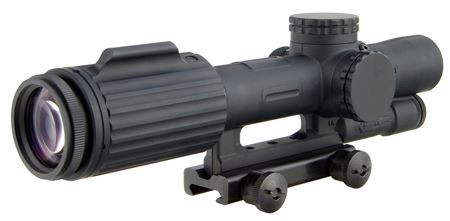 Trijicon 1600002 VCOG Black Hardcoat Anodized 1-6x 24mm LED Illuminated Red Horseshoe Dot w/Crosshair 223 55gr Reticle, Rifle Scope