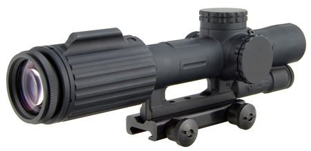 Trijicon 1600005 VCOG Black Hardcoat Anodized 1-6x 24mm LED Illuminated Red Horseshoe Dot w/Crosshair 308 175gr Reticle, Rifle Scope