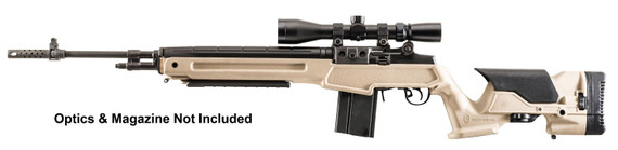 Archangel AAM1ADT Precision Stock Desert Tan Synthetic Fixed with Adjustable Cheek Riser for Springfield M1A, M14