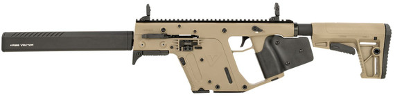 Kriss USA KV90CFD22 Vector CRB G2 *CA Compliant 9mm Luger 10+1 16 in Black Steel Barrel, FDE Cerakote Polymer Receiver, FDE Synthetic Stock, Black California Paddle Grip, Rifle